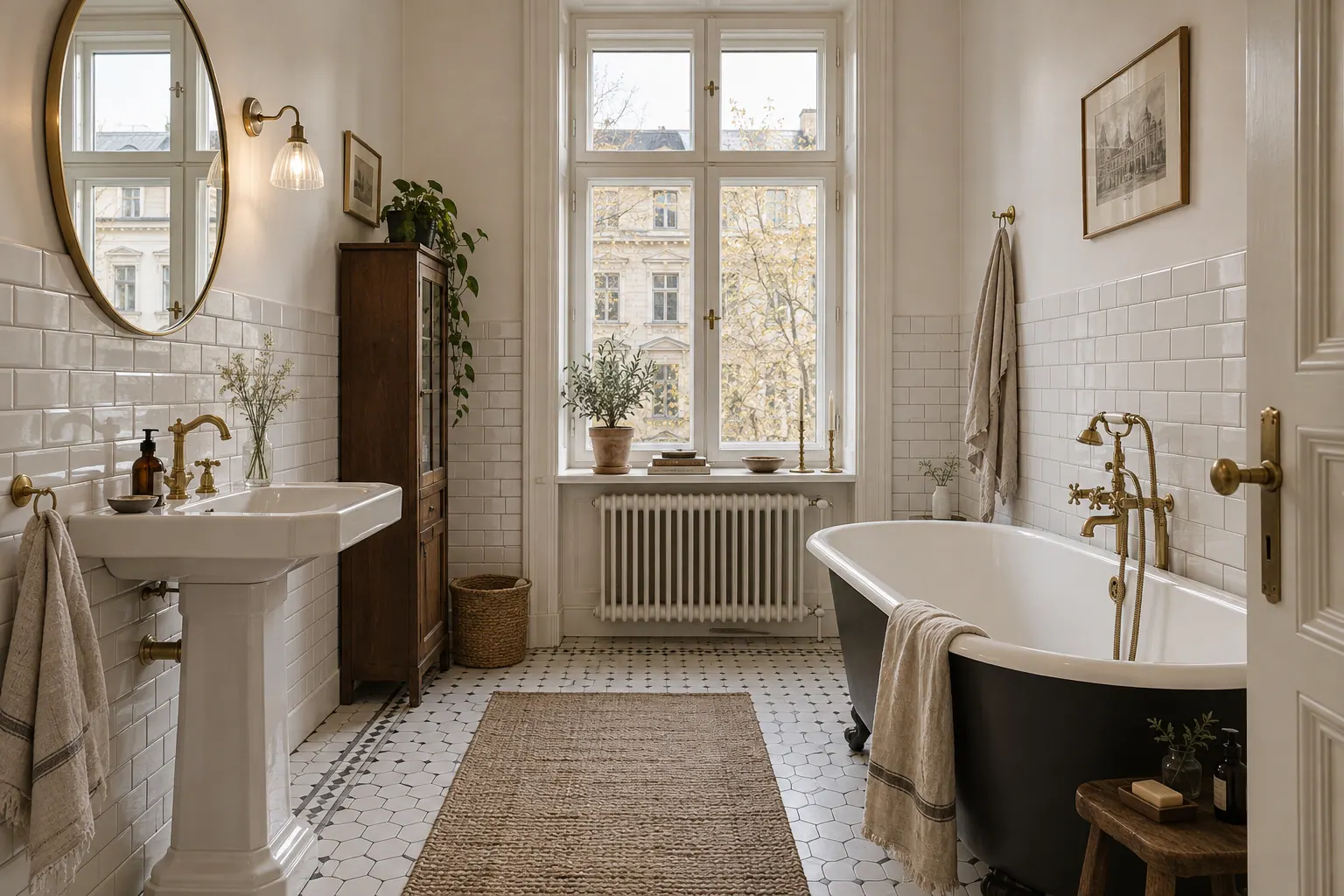 Altbau-Bad – sorgfältig saniert