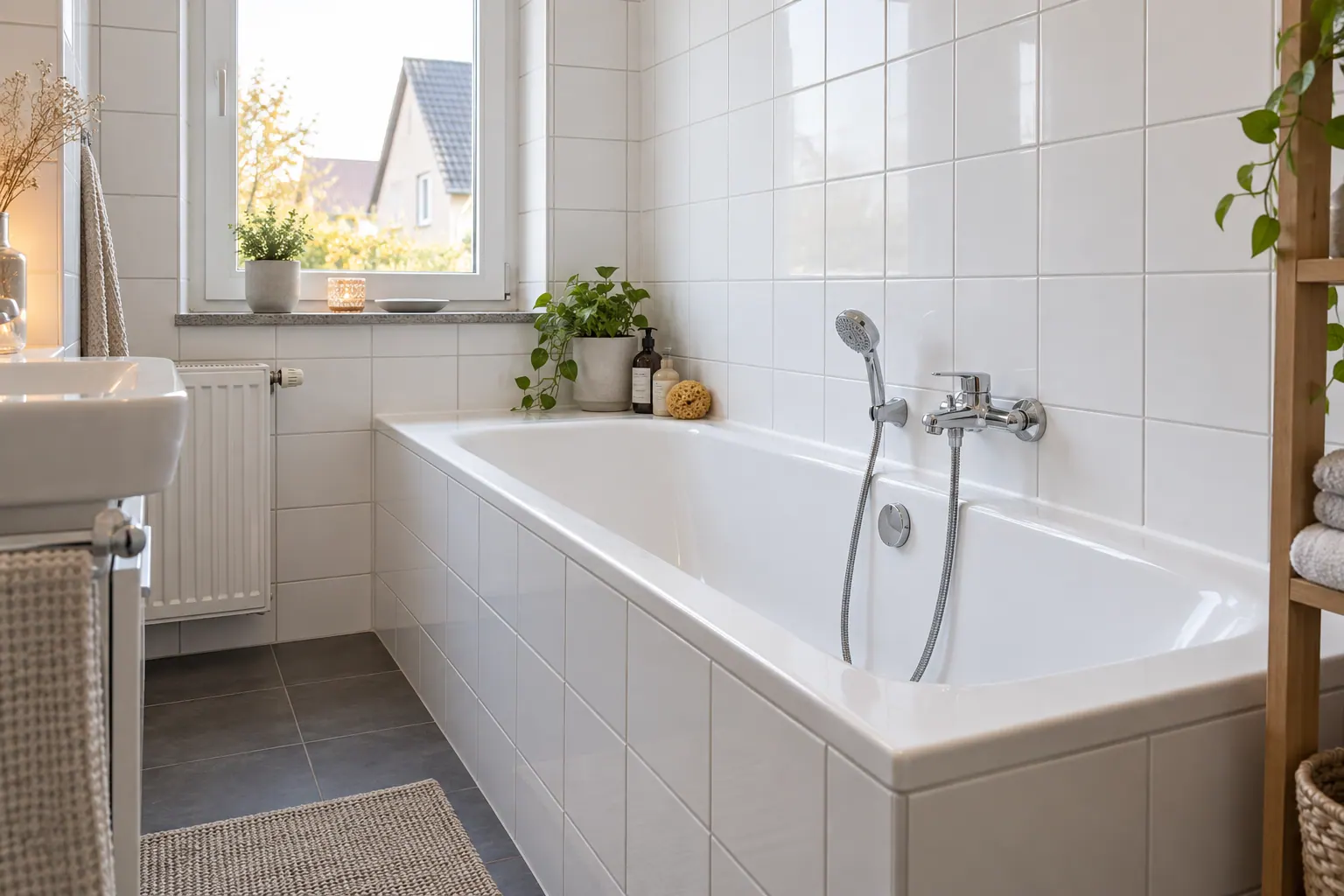 Badewanne – neue Anschlussfuge