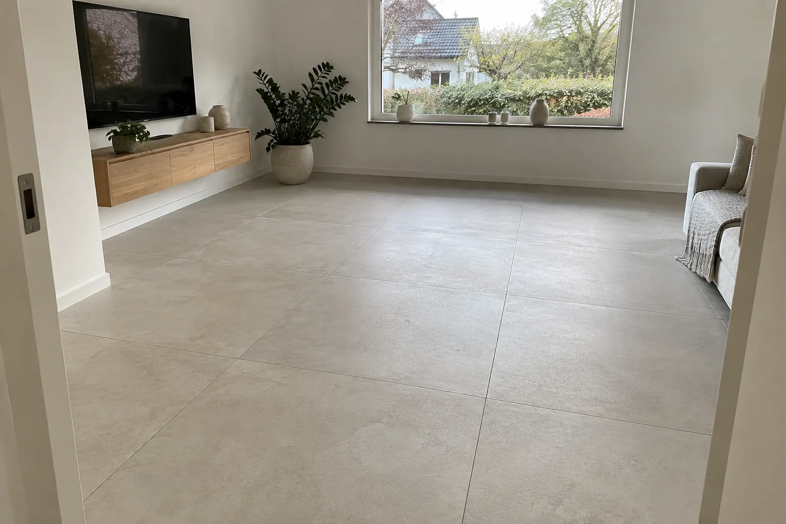 Wohnzimmer – Großformat statt Vinyl